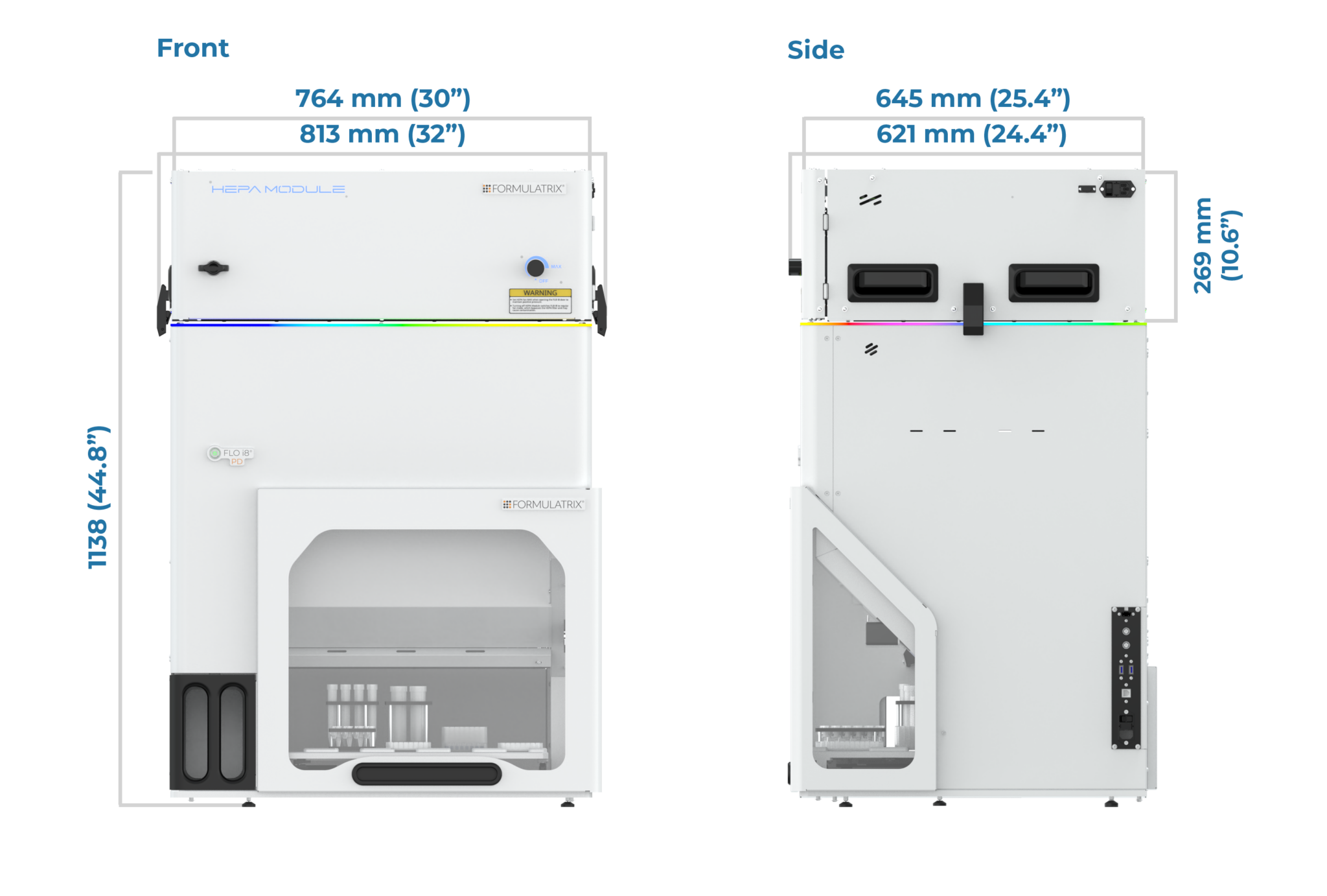 FLO V3 HEPA V2 Dimension Update