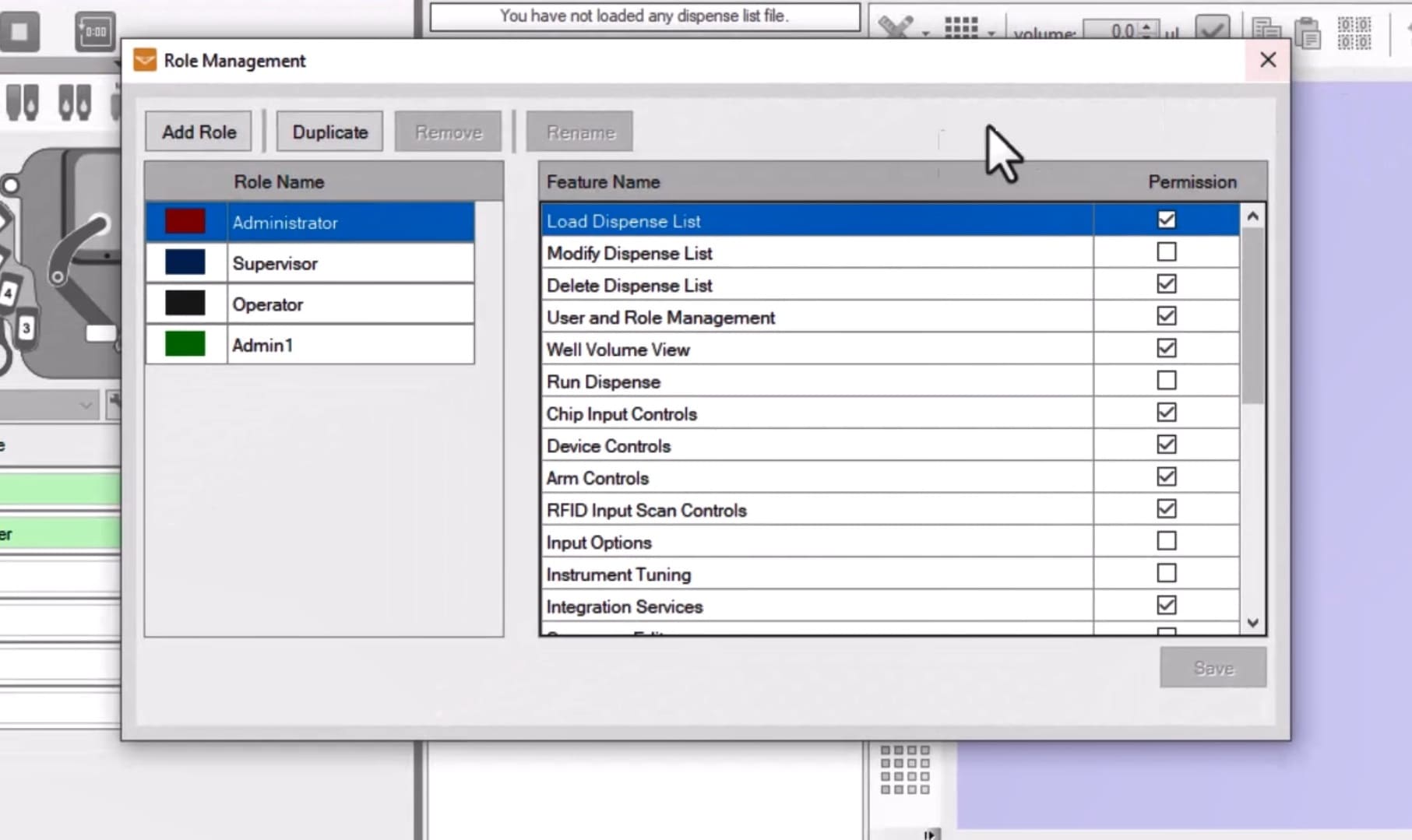 User_Account_Management_Long_Ver User Account Management feature in the software of the MANTIS Microfluidic Liquid Dispenser