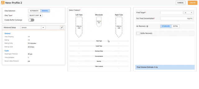 Chip Selection Options
